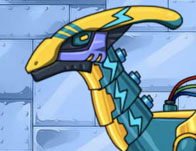 Dino Robot Lightning Parasau